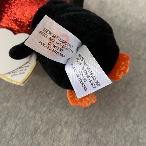 NWT Ty Beanie Boos Key Clip Gale the Christmas Holiday Penguin 4" 2019 - Picture 9 of 13